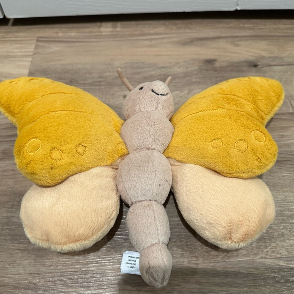 Jellycat Buttercup - Yellow and Beige Plush Butterfly Toy